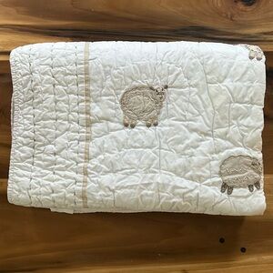 Vintage Pottery Barn Kids Sheep Quilt